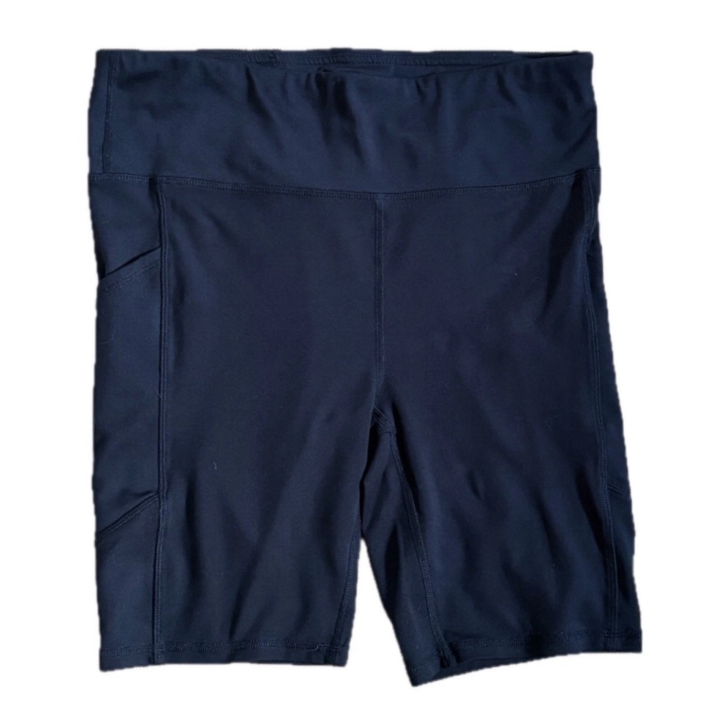 Balance Collection Black Bike Shorts Fits Medium Large Athletic Sports Exercise